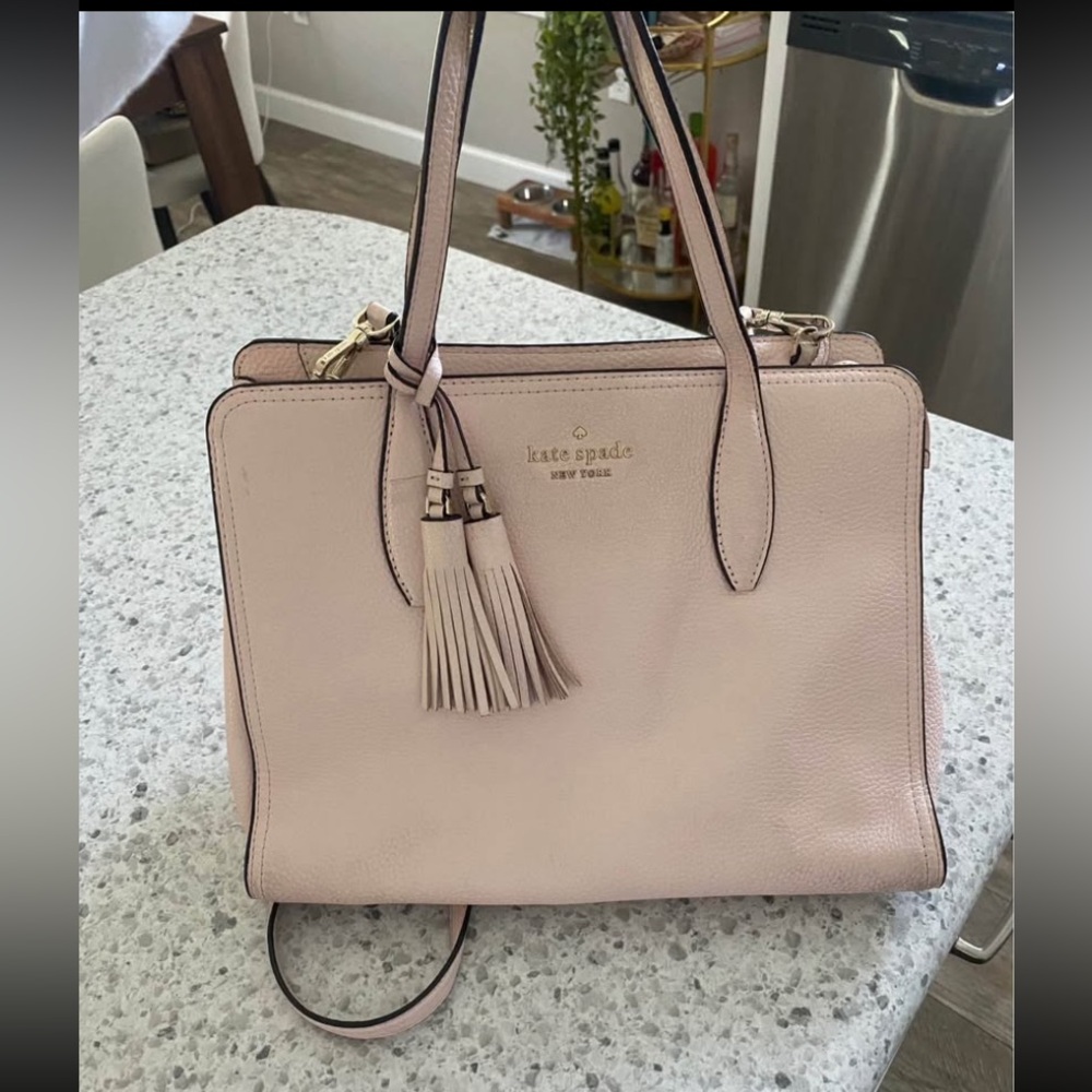 kate spade Blush Satchel with Tassel - Picture 1 of 7
